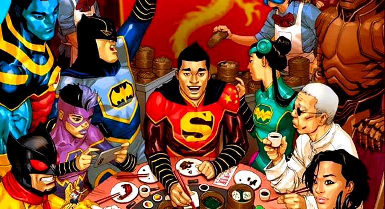 All of DC’s Asian Superheroes Got Together For Some Dim Sum