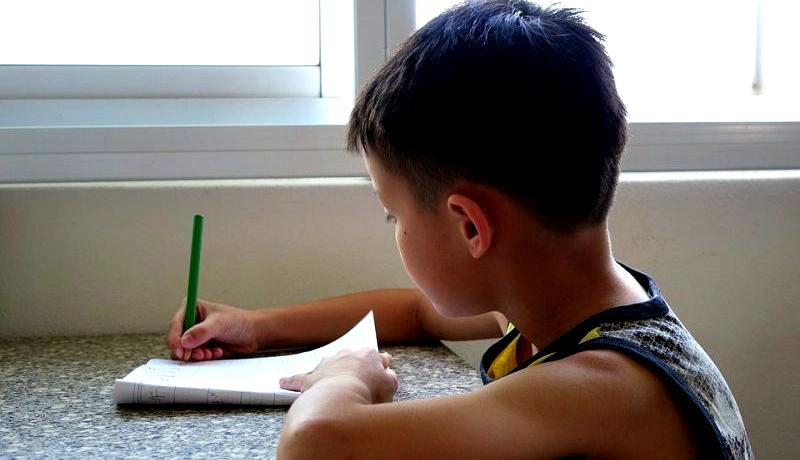 Badass Japanese Kid Finishes Essay Homework With Two Epic Sentences