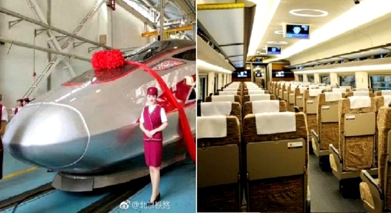 China Unveils Their Epic Shanghai-to-Beijing Bullet Trains That Go 250 MPH