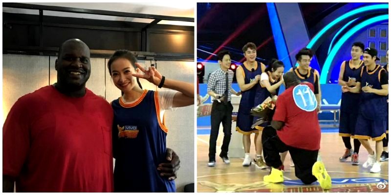 Shaq Adorably Proposes to Chinese K-Pop Star on TV