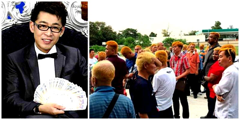 ‘Future Richest Man in the World’ Organizes Dinner in Malaysia, Forces Guests to Dye Hair Yellow