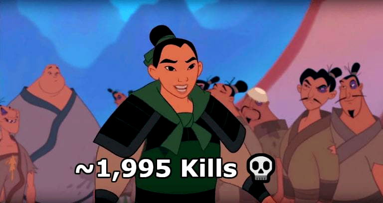 Why Mulan is Actually the Deadliest Disney Princess Ever