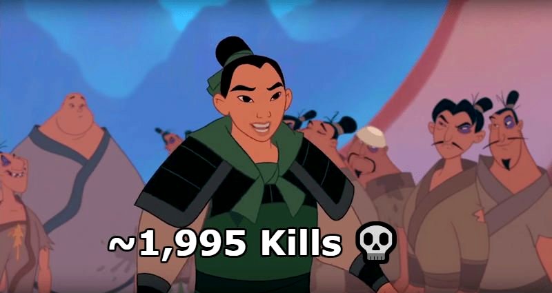 Why Mulan is Actually the Deadliest Disney Princess Ever