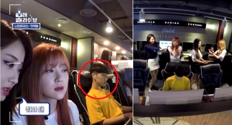 Oblivious Gamer Fails to Notice K-Pop Group Dancing Behind Him in Internet Cafe