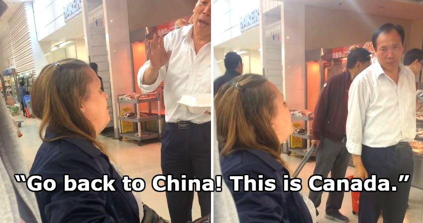 Racist Caught on Video Verbally Assaulting Workers For Not Speaking English