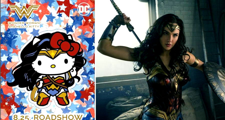 Hello Kitty is Teaming Up with Wonder Woman For the Film’s Japan Release