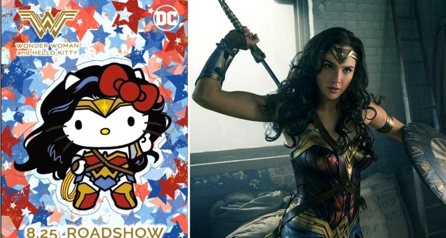 Hello Kitty is Teaming Up with Wonder Woman For the Film’s Japan Release