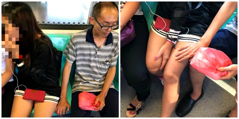 Pervert Caught Touching Girl on Subway in Singapore, Gets Blasted on Facebook