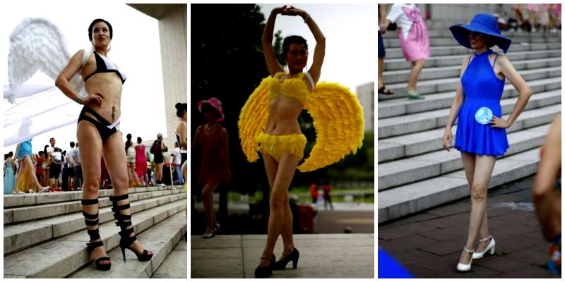 Over 500 Elderly Women Flock to Compete at Bikini Contest in China