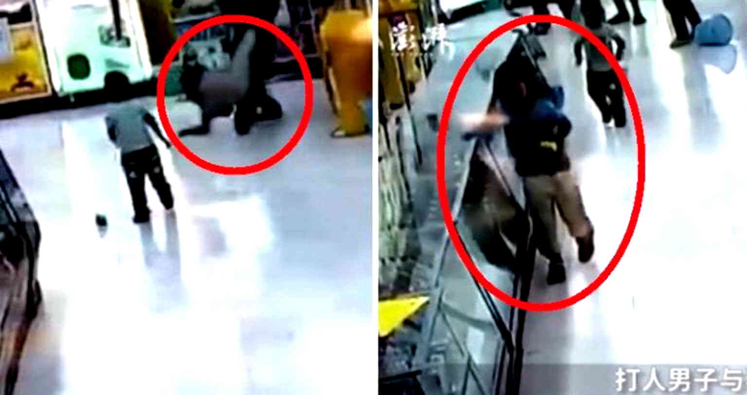 Disturbing Footage Shows Chinese Father Mercilessly Beating Daughter in Front of Son