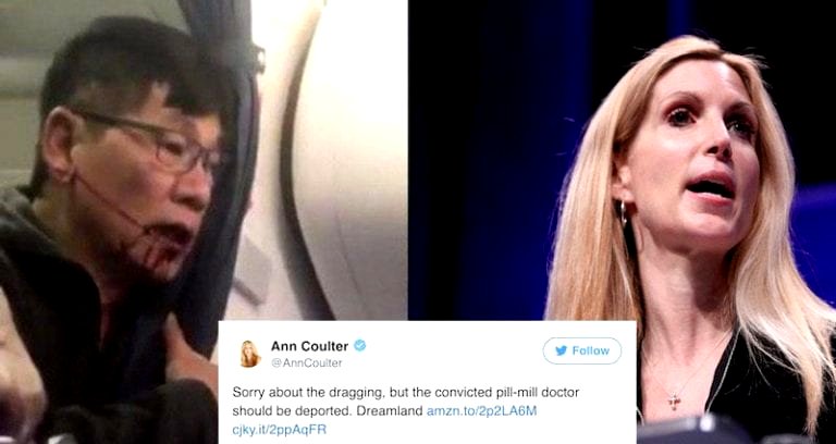 Ann Coulter Was Butthurt Over Delta, But Wanted David Dao Deported After United Abuse