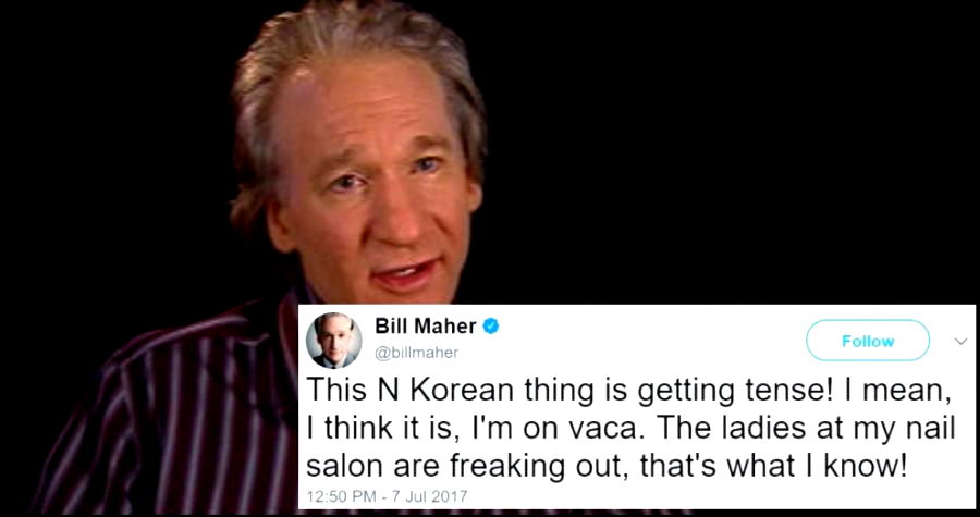 Bill Maher Has a Huge Problem With Racist Jokes Towards Asians