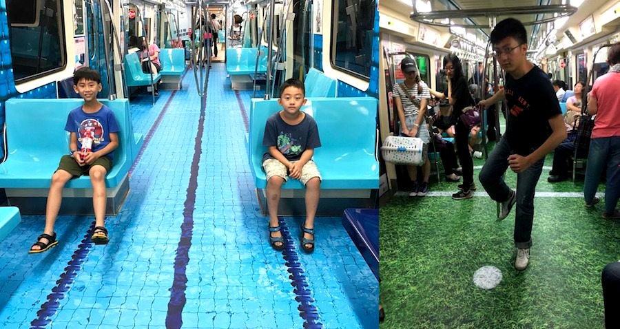 Taipei Turns Subway Cars Into ‘Realistic’ Sport Venues for the Universiade Games
