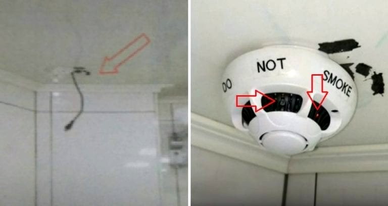 Chinese Couple Finds Hidden Cameras Inside Smoke Detectors at Airbnb in Taiwan