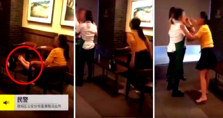 Woman in China Spits at Starbucks Customer For Calling Out Her Savage Behavior