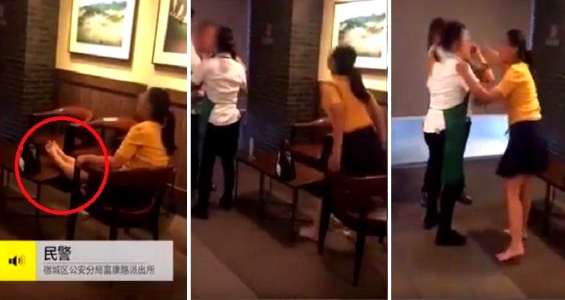 Woman in China Spits at Starbucks Customer For Calling Out Her Savage Behavior