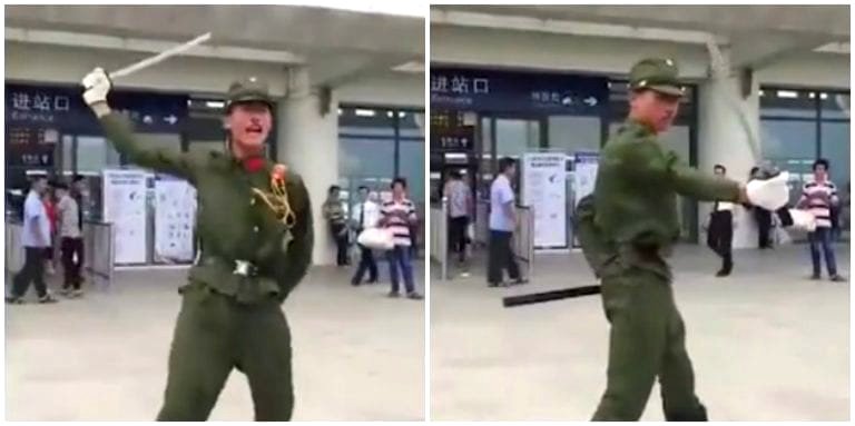 Chinese Men Posing as Japanese WWII Soldiers Get Mobbed by 300 Angry Locals