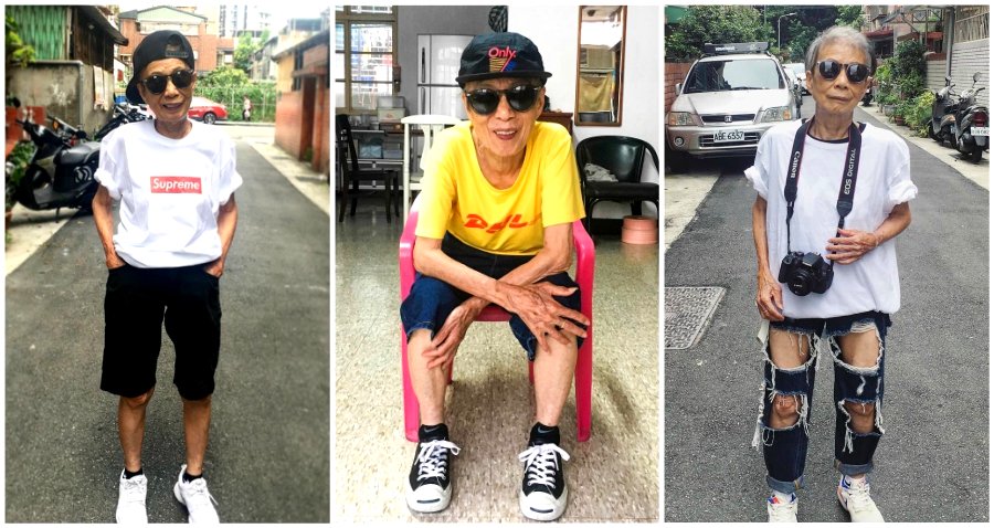 Badass Taiwanese Granny Becomes Instagram Famous With Her Streetwear Swag