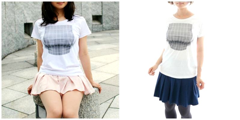 Japan is Now Selling a T-Shirt That Makes Your Breasts Look Bigger