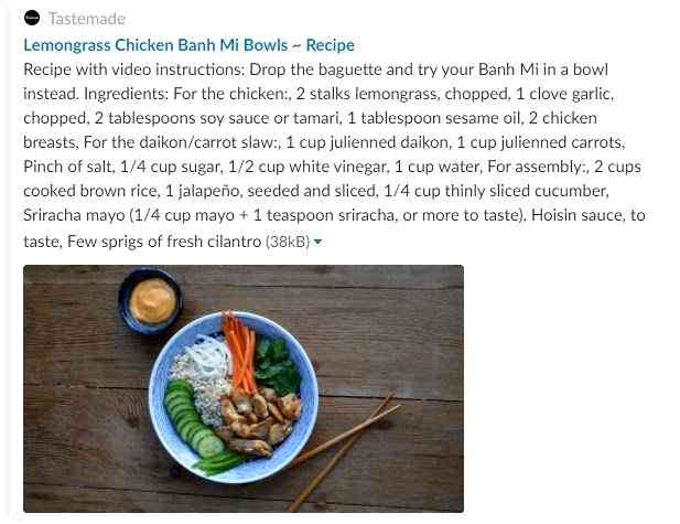 Banh Mi Bowl Recipe