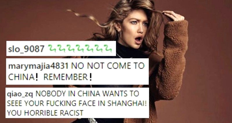 Chinese Netizens Warn Gigi Hadid to Stay Out of China Over ‘Racist’ Instagram Video