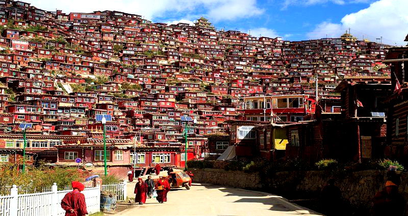 China is Demolishing the World’s Largest Tibetan Buddhist Institution, Displacing Thousands of Monks