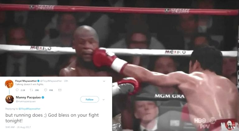 Manny Pacquiao Just Tweeted Floyd Mayweather the Diss of the Century