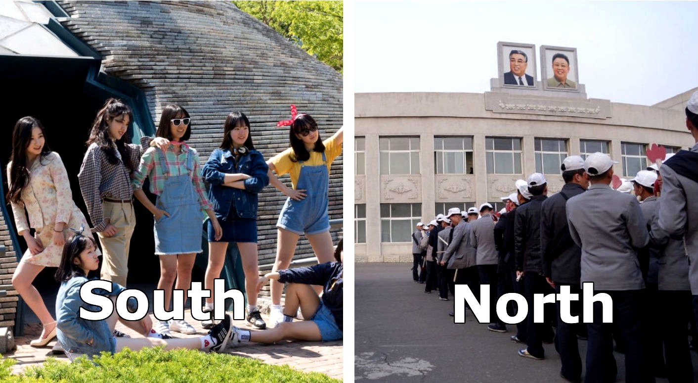 Intriguing Photos Reveal Life in North Korea vs. South Korea