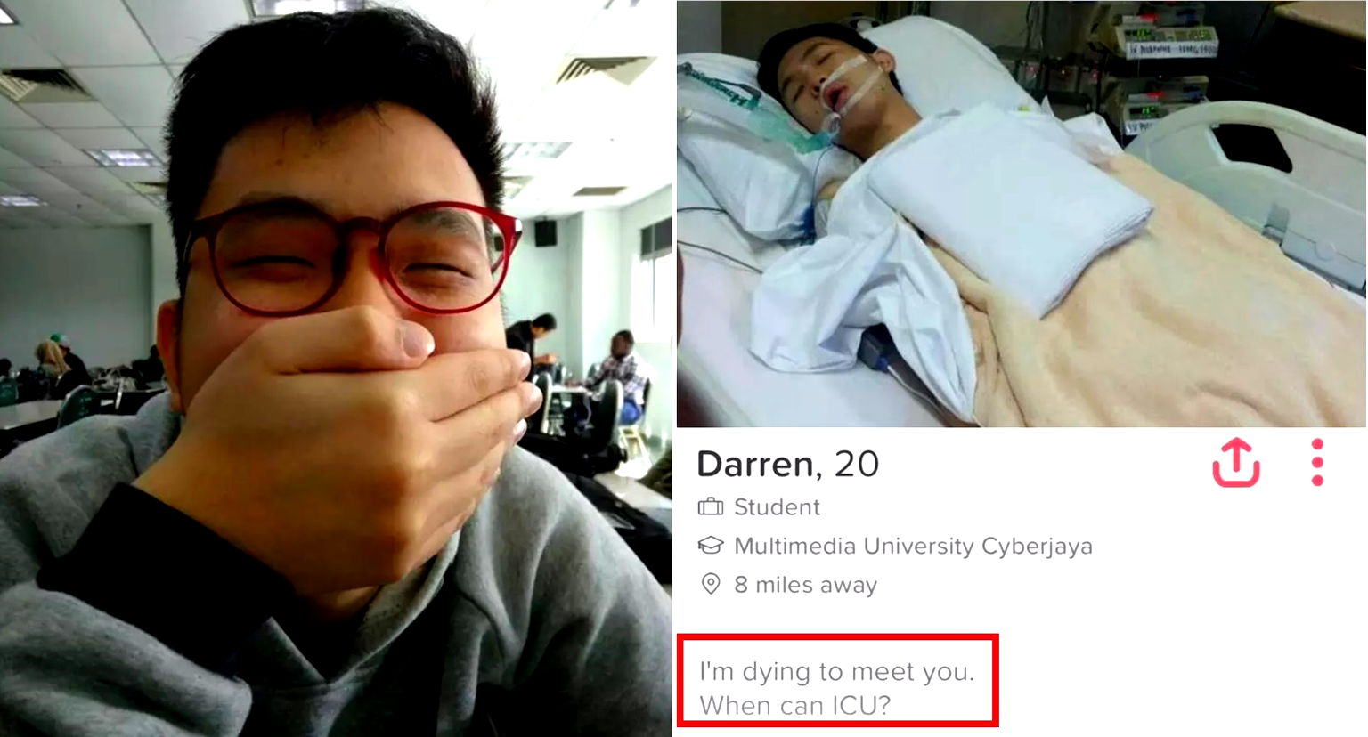 Malaysian Man’s Tinder Bio is Dead on Arrival Just Like Us