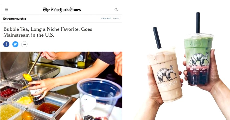 Congrats Asians! The NY Times Just Declared Boba ‘Mainstream’ in 2017