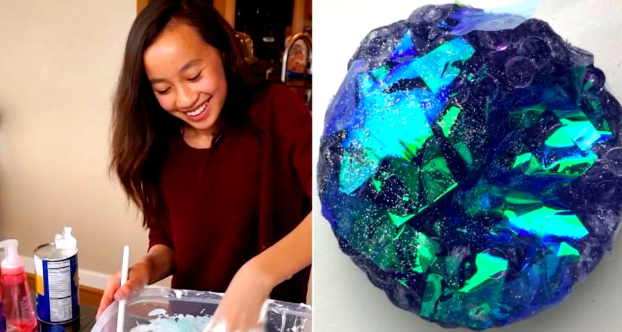 Asian American Teen Makes $5,000 Selling Slime to Save for College