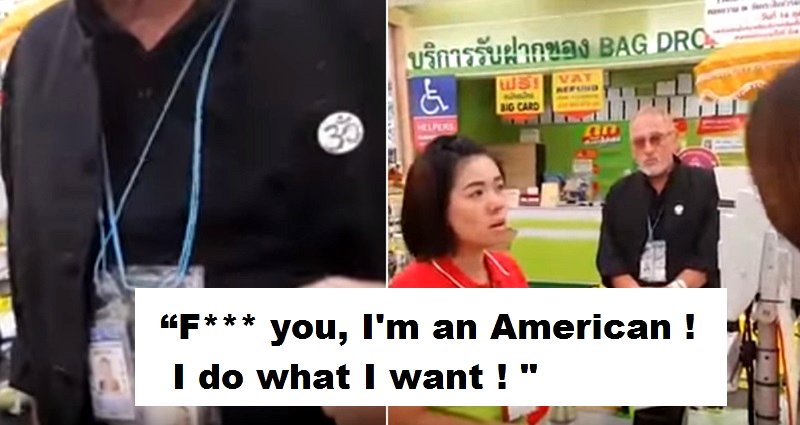 Hollywood D-Lister Uses White Privilege to Cut in Line at Thai Supermarket