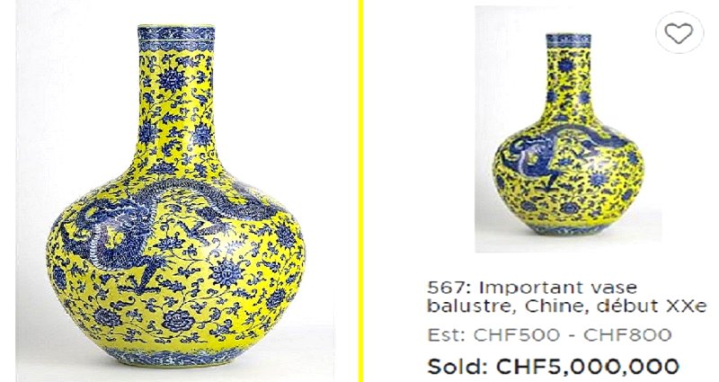 $500 Chinese Vase Sets Record After Being Sold For Over $5 Million at Geneva Auction