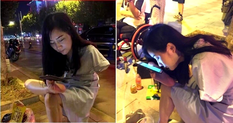 Armless Woman Becomes an Online Sensation in China After Live-streaming Her Inspiring Life