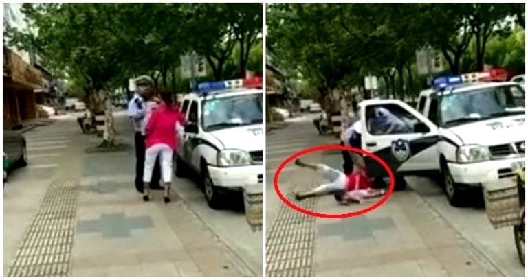 Police Caught on Camera Attacking Woman and Her Baby Over Parking Fine in China