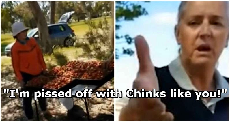 Racist ‘Drunk’ Woman Caught Harassing Asian Family Selling Strawberries in Australia