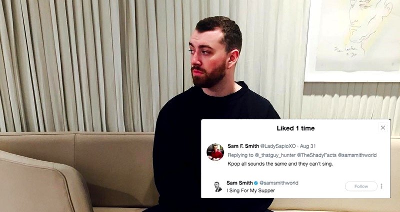 Sam Smith Throws Shade at K-pop, Regrets it For Life