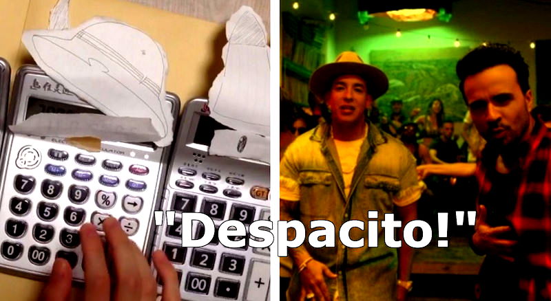 Japanese Twitter User Plays ‘Despacito’ Using Two Calculators and It’s Glorious