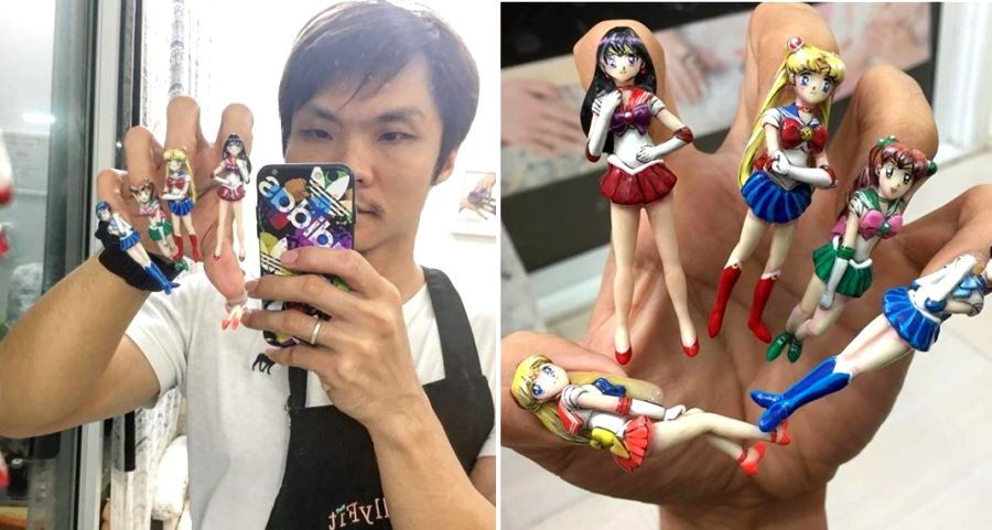 Thai Nail Spa’s Sailor Moon Nails Are Excellent for Fighting Evil