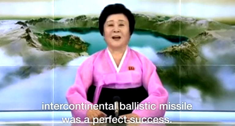 Meet the North Korean ‘Pink Lady’ Who Always Happily Broadcasts Nuclear Bomb Tests