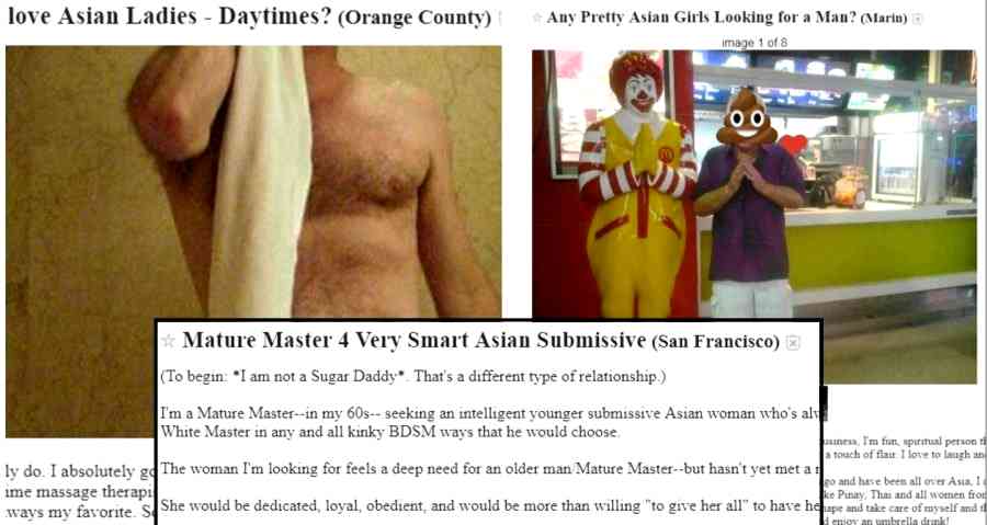 25 Racist and Disgusting Ways to Hit on Asian Women on Craigslist