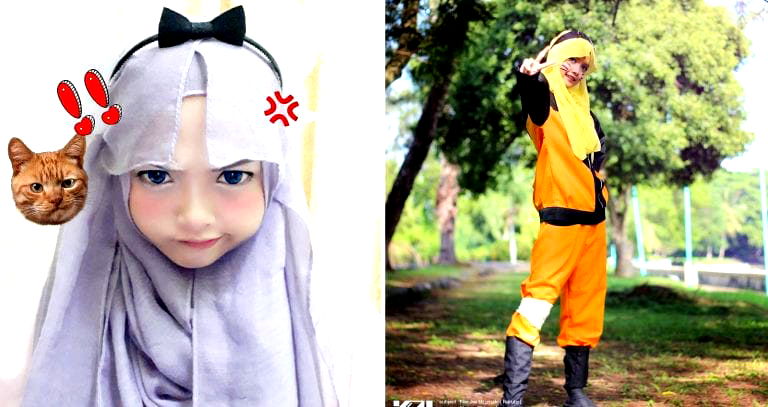 Malaysian Cosplayer Creatively Includes a Hijab in Anime Costumes, Gives Everyone Kawaii Overload