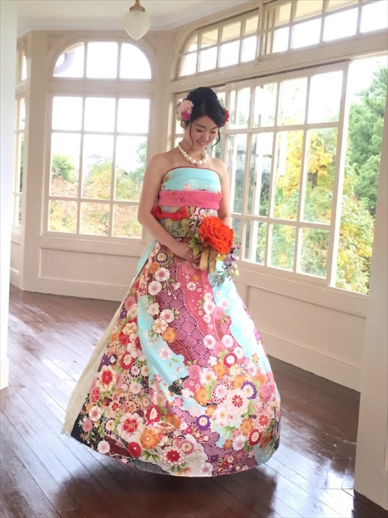 Boho Lace Kimono Kaftan Wedding Dress Long Wide Batwing Sleeves Custom Made  A Line Boho Destination Backless V Neck Bridal Gowns - Wedding Dresses -  AliExpress