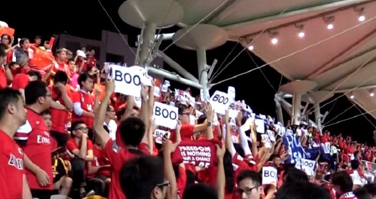 Booing The Chinese National Anthem During Soccer Matches May Soon Mean Jail Time in Hong Kong