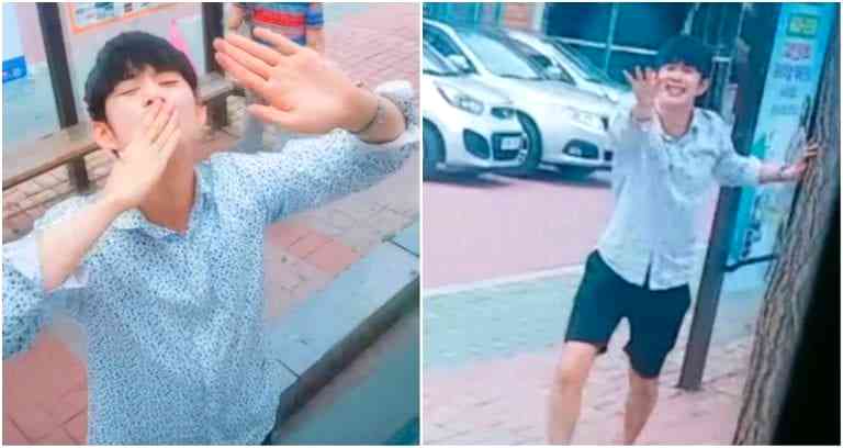 Korean Man Has the Most Epic Goodbyes After Every Date With His Girlfriend