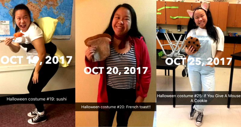 High Schooler Wins The Internet For Her ’31 Days of Halloween Costume Challenge’