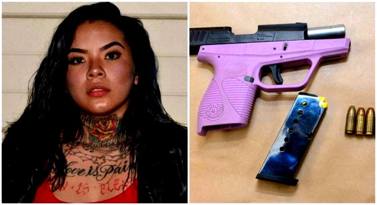 ‘Hot Gangster Chick’ Arrested For Gun Possession, Netizens Accuse Her of Stealing Their Heart