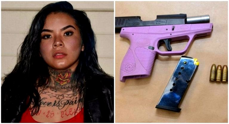 ‘Hot Gangster Chick’ Arrested For Gun Possession, Netizens Accuse Her of Stealing Their Heart