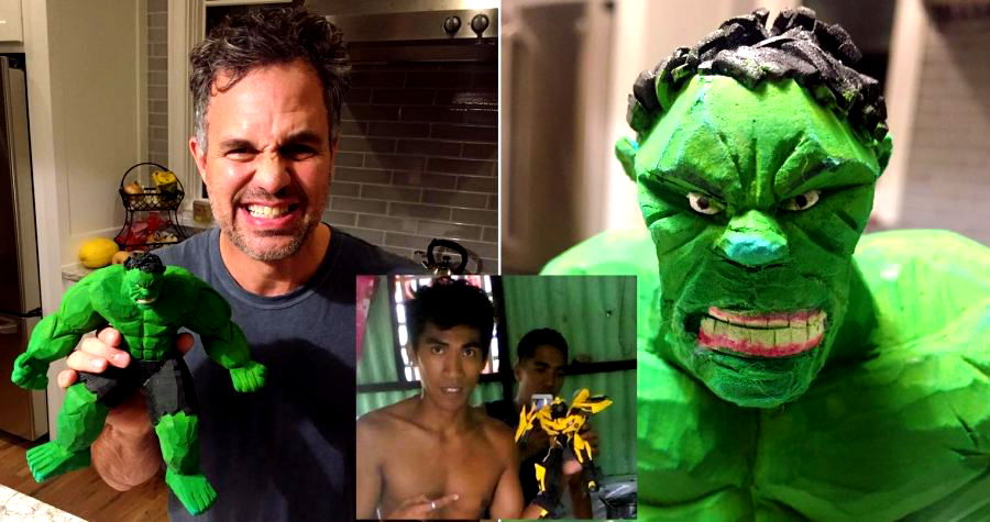 Filipino Artist Makes Special ‘Flip-Flop’ Hulk Figurine For Mark Ruffalo