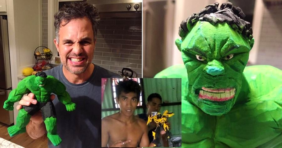 Filipino Artist Makes Special ‘Flip-Flop’ Hulk Figurine For Mark Ruffalo